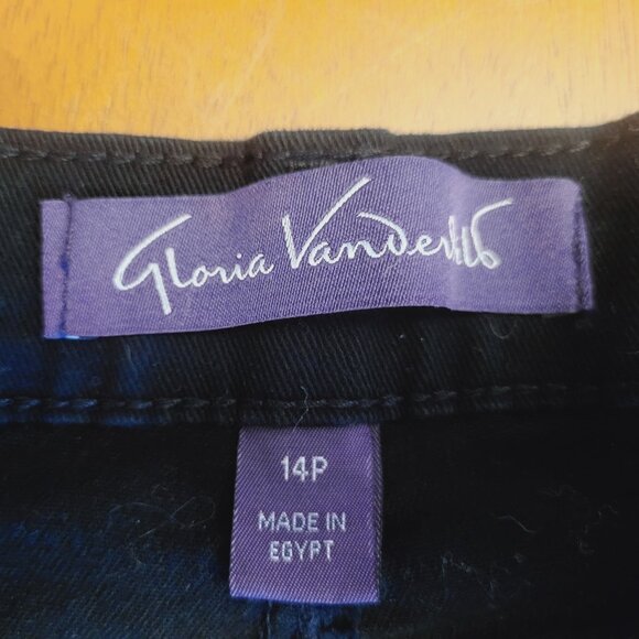 Gloria Vanderbilt ~ Sz 14P ~ “Amanda” Straight Leg Pants/Jeans~Excellent Condion - Picture 9 of 9